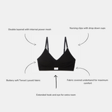 Maternity Nursing Bra - Black