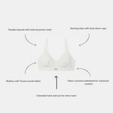 Maternity Nursing Bra - White