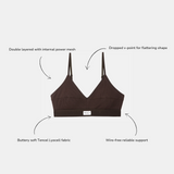 Soft Cup Bralette - Espresso